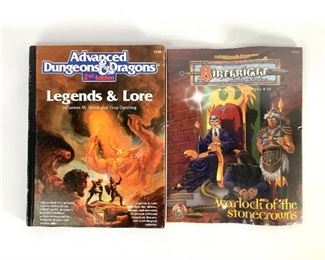 TSR: Advanced Dungeons and Dragons: Legends and Lore; Birthright