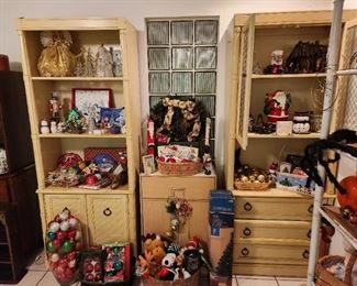 Large selection of holiday decor.