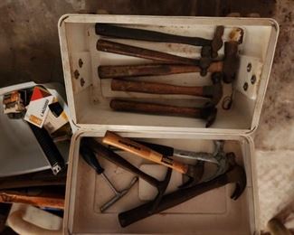 Large selection of hand tools. 