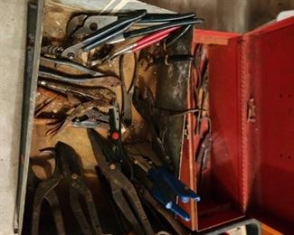 Large selection of vintage hand tools