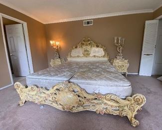French Rococo Bedroom Set