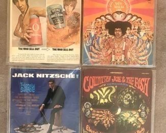 Jim Hendrix, Jack Nitzsche, Country Joe & The Fish Vinyl Records