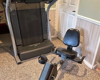 Treadmill and Exercise Bike 