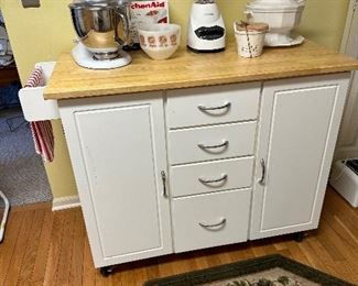 Kitchen Island ,
Kitchen Aid Mixer 