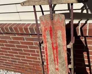 Vintage Wood Sled 