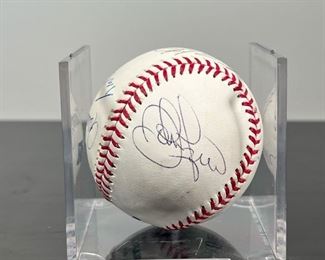 TIM TEUFEL, ET AL. | [SIGNED BASEBALL] Signed by Tim Teufel and 6 others