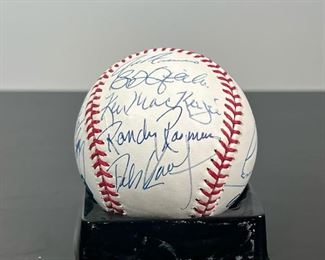 RANDY RAMIREZ, KEN MACKENZIE, TIM TEUFEL, ET AL. | [SIGNED BASEBALL] With 14 signatures