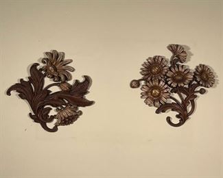 (2pc) FLORAL WALL DECOR | Decorative wall accents
Dimensions: l. 14 x w. 14 in