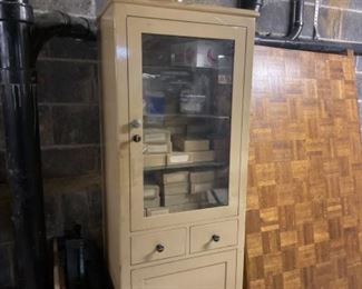 Vintage dental cabinet.