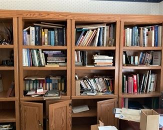 Books and office pieces.