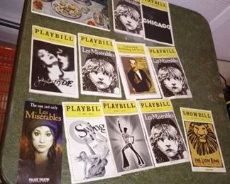 Playbills are $1. each, many to choose from,
