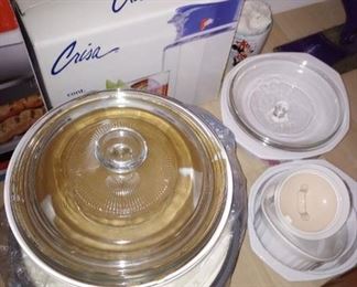 Pyrex and Corning Ware, etc.