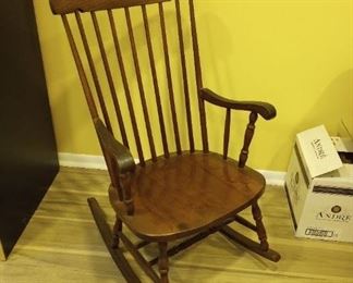Comfortable Comb-Back Windsor Rocking Chair, $40.