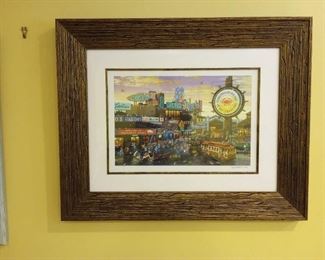 Art $62. San Francisco Water Front art, fisherman's wharf,
