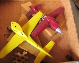 Vintage control line speed planes