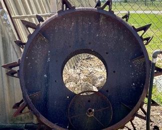 Old Metal Tractor Wheels