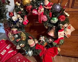 Vintage Christmas Wreath