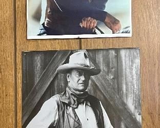 John Wayne Metal Signs