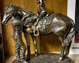 Western Sculpture “Daddy’s Girl”