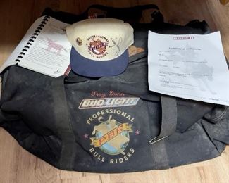 PBR Troy Dunn Gear Bag and Signed Cap