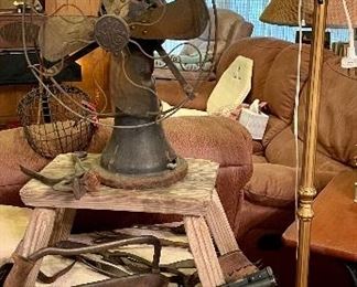 Old Milking Stool, Primitive Tools