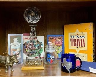 Brass Longhorn, Windmill Decor, Texas Memorabilia