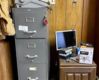 Heavy File Cabinet, Hunting Vests, Vintage Sentry Safe