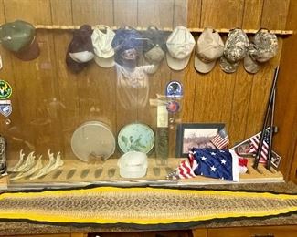 Tanned Rattlesnake Hide, U.S. Navy Issue Silica Gel Desiccant Holder-Static Dehumidifier