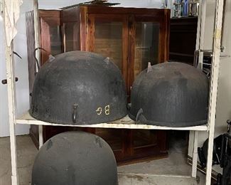 Rolling Storage Cart, Cast Iron Cauldron Cooking Pots-some have hinged lids