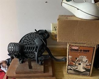 Antique Corn Grinder, Vintage Choppers