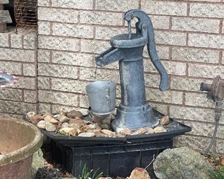 Old Pump Water Fountain