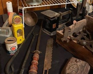 Hand Forged Cooking Utensils, Antique Standard Office Accessories