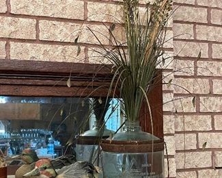 Antique Glass Kerosene Jug