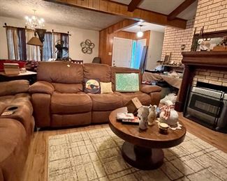 Flexsteel Reclining Couch and Loveseat