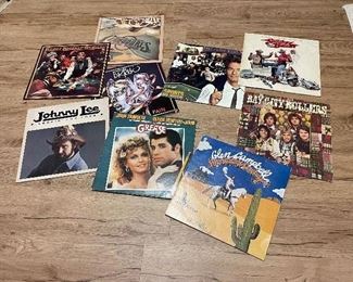Vintage Record Albums-Smokey and the Bandit, Rhinestone Cowboy, Grease, Michael Jackson, Commodores, and many more