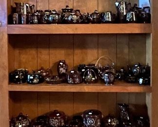 Vintage Japanese Moriage Redware Collection