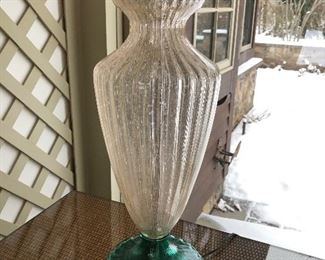 Venetian glass lamp