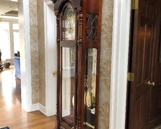 Sligh tall case grandfathers clock