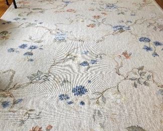 Beautiful custom made wool rug