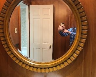 Handsome large round mirror