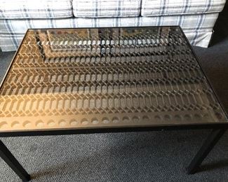 Iron grate Coffee table