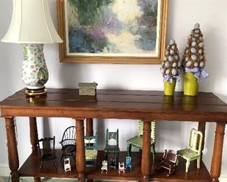 Tall console or entry table