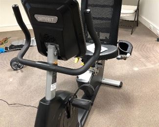Spirit XBR55 semi-recumbent bike