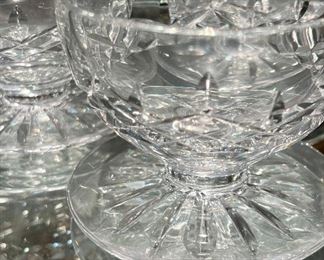 Waterford Lismore footed crystal bowls set