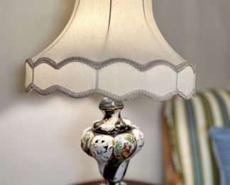  Intake Italian porcelain lamp
