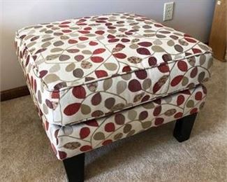 Bayberry Rouge Ottoman 