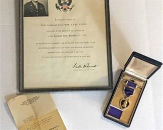 WWII Purple Heart Killed in Action 