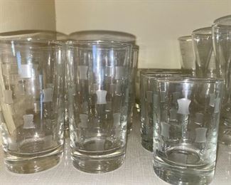 Libbey Etched Tumbler & Juice Glasses!