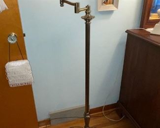 Art Deco Calpa Solid Brass Standing Lamp!