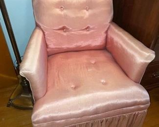 Satin Covered Chair!